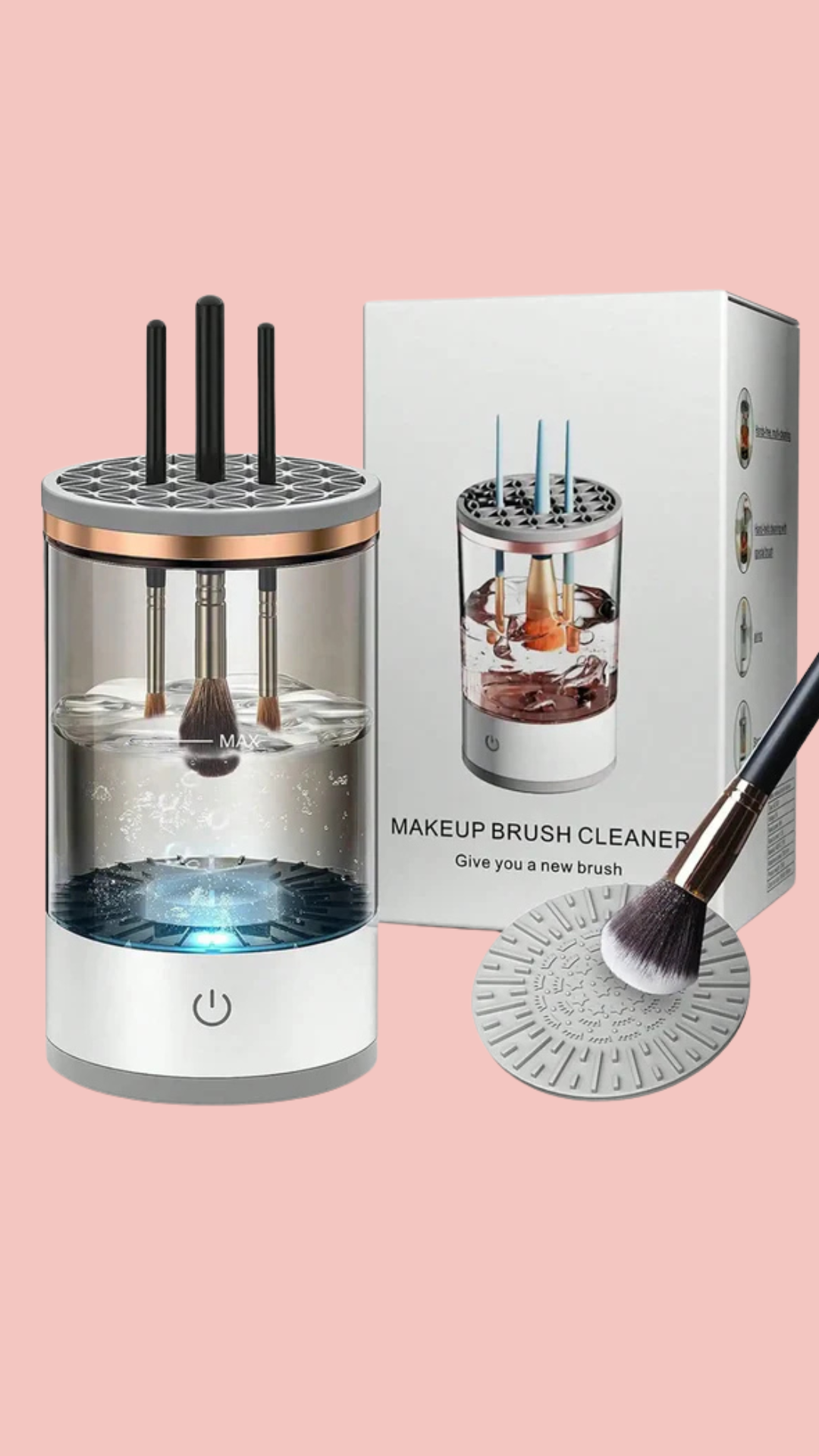 Velvessence™Electric Makeup Brush Cleaner